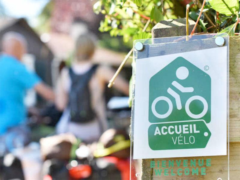 La Maison de Jean est labellisée Accueil Vélo. Cette marque nationale garantit des services de qualité aux cycliste en itinérance en France